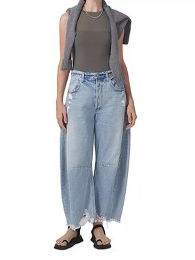 CITIZEN OF HUMANITY: Horseshoe Jeans in SAVAHN Light Blue